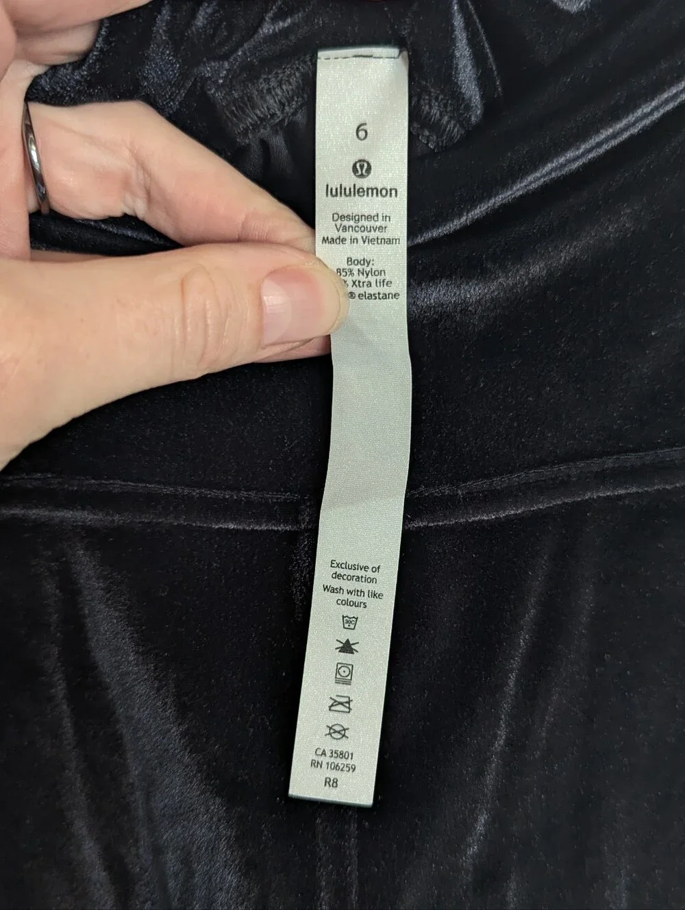 Lululemon Wunder Under Lounge Velvet 28